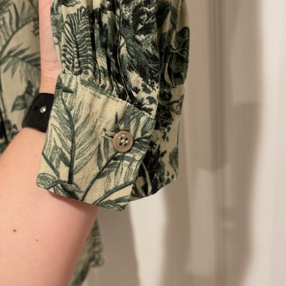 ZARA SHIRT DRESS WITH ROUND
HIGH COLLAR Size Small - Picture 4 of 11